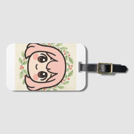 Etiqueta De Bagagem Cute Kawaii Anime Girl Luggage Tag