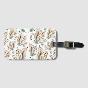 Etiqueta De Bagagem cute squirrel on luggage tag