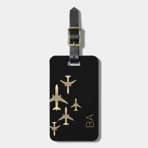Etiqueta de bagagem da aviação personalizada