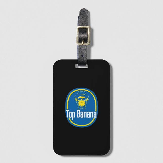 Etiqueta de Bagagem da Banana Superior (Frente Vertical)
