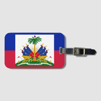 Etiqueta de Bagagem da Bandeira Patriótica do Hait