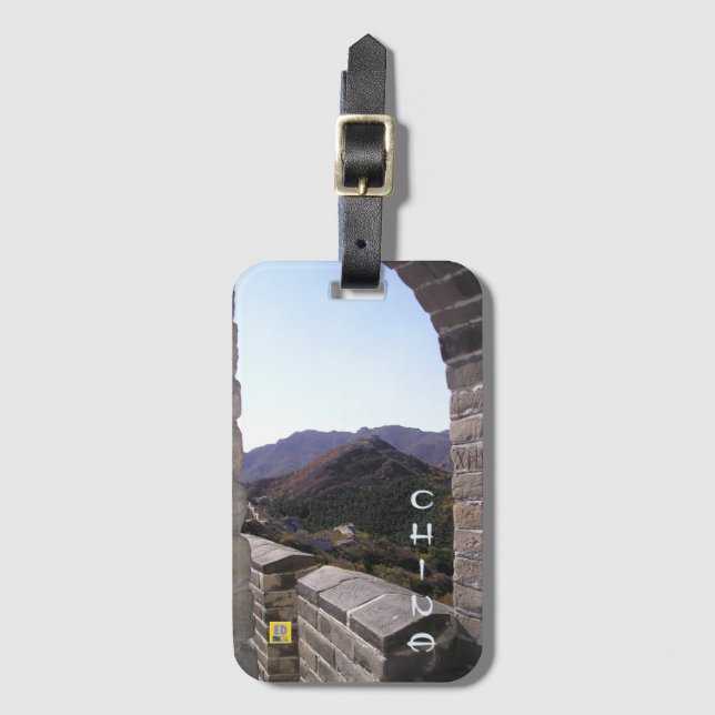 Etiqueta de bagagem da China (Frente Vertical)