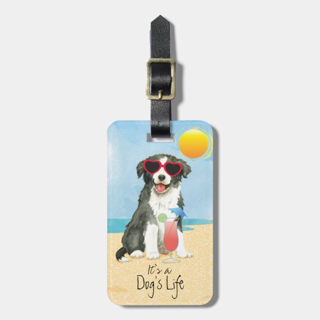 Etiqueta de Bagagem da Fronteira de Verão (Frente Vertical)