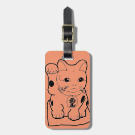 Etiqueta De Bagagem Da "gato fortuna "