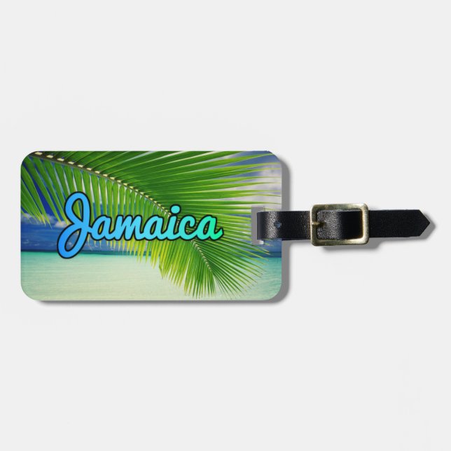 etiqueta de bagagem da Jamaica (Frente Horizontal)