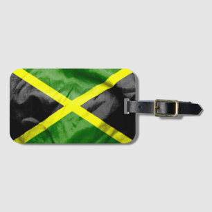 Etiqueta de bagagem da Jamaica com Cartão de visi