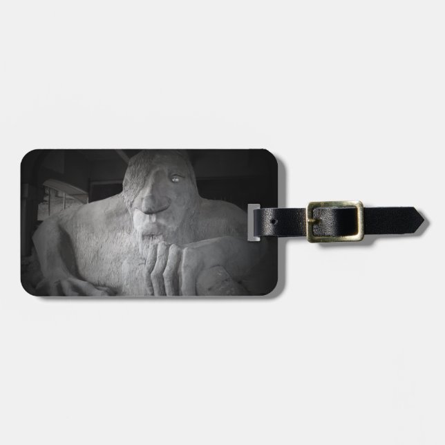 Etiqueta de Bagagem da Seattle Fremont Troll (Frente Horizontal)