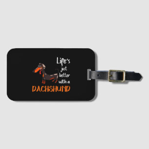 Etiqueta De Bagagem Dachshund