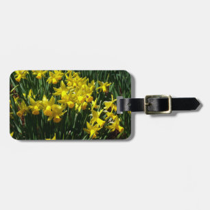 Etiqueta De Bagagem Daffodils Amarelos I Flores De Mola Cheery