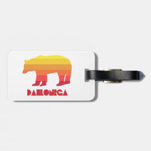 Etiqueta De Bagagem Dahlonega Georgia Rainbow Bear