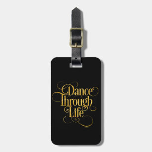 Etiqueta De Bagagem Dança com a vida