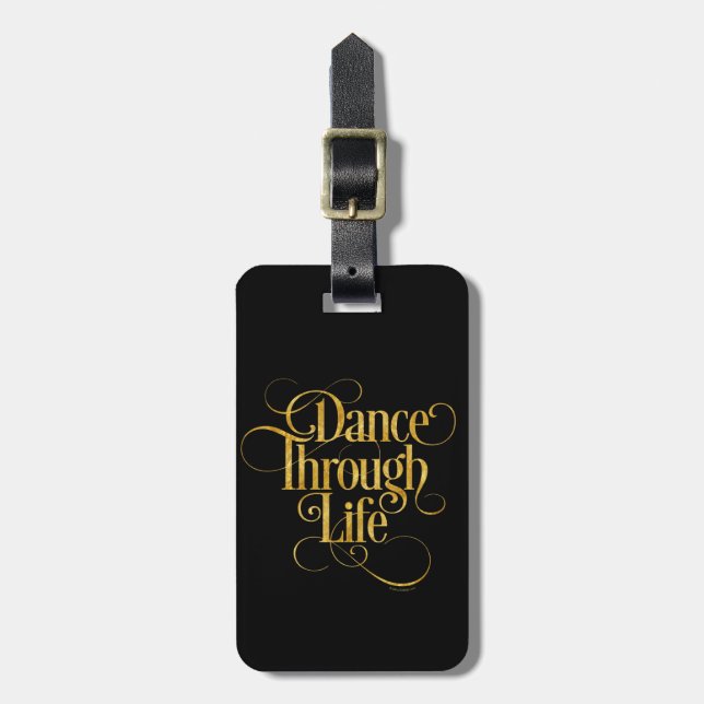 Etiqueta De Bagagem Dança com a vida (Frente Vertical)