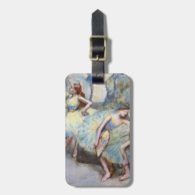 Etiqueta De Bagagem Dancer Art Dancers, Balé Degas, pintura (Frente Vertical)