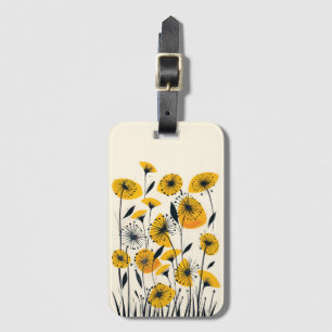 Etiqueta De Bagagem Dandelion wildflower field