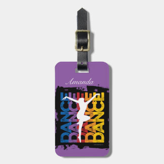 Etiqueta De Bagagem Danse e Lettres (dança)
