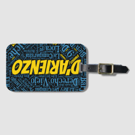 Etiqueta De Bagagem D'Arienzo Tango Word Art