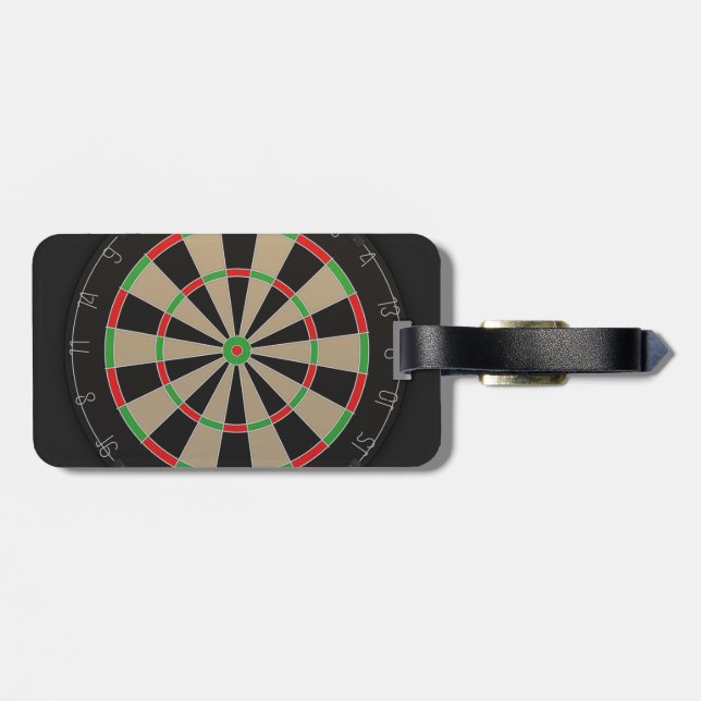 Etiqueta De Bagagem Dartboard Lover (Traseira Horizontal)