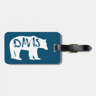 Etiqueta De Bagagem Davis West Virginia Bear
