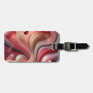 Etiqueta de bagagem de Abstrato de arte elegante
