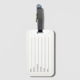 Etiqueta de bagagem de acrílico Jesus Yeshua