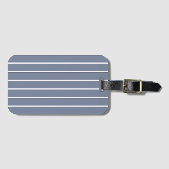 Etiqueta de Bagagem de Banho Branco (Frente Horizontal)