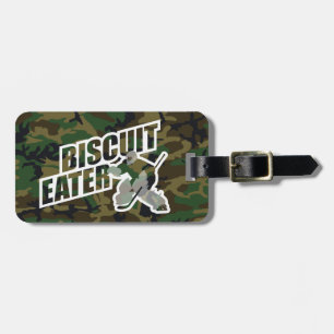 Etiqueta de Bagagem de Biscoito (Hockey Goalie)