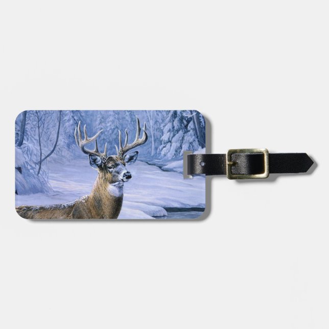 Etiqueta de Bagagem de Caça (Frente Horizontal)