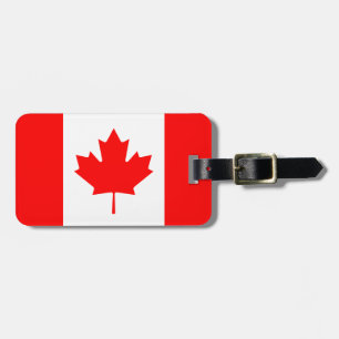 Etiqueta De Bagagem De Canadá da bandeira canadense oh Canadá