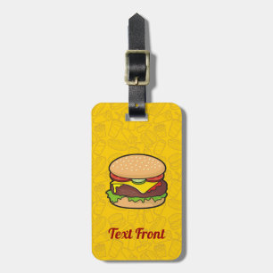 Etiqueta de Bagagem de Cheeseburger