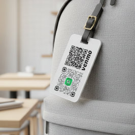 Etiqueta de Bagagem de Código QR Personalizado