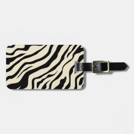 Etiqueta de bagagem de febre da S.K. Zebra