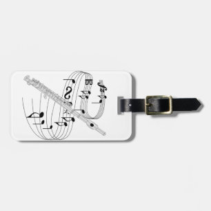 Etiqueta De Bagagem De flautim