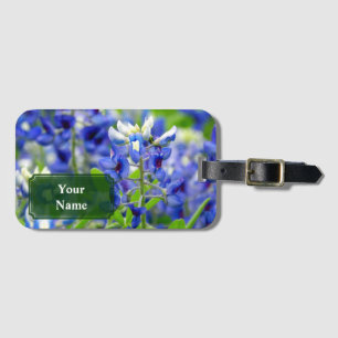 Etiqueta de Bagagem de Flor Bluebonnet do Texas Pe