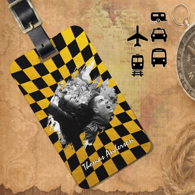 Etiqueta de Bagagem de Foto legal, Personalizada,  (Criador carregado)