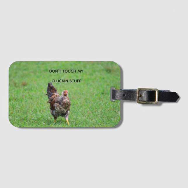 Etiqueta de Bagagem de Frango (Frente Horizontal)