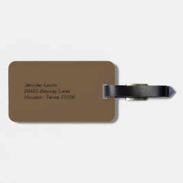 Etiqueta de bagagem de gatinhos de carne