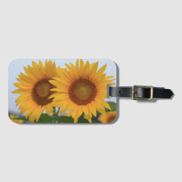 Etiqueta de Bagagem de Girassol