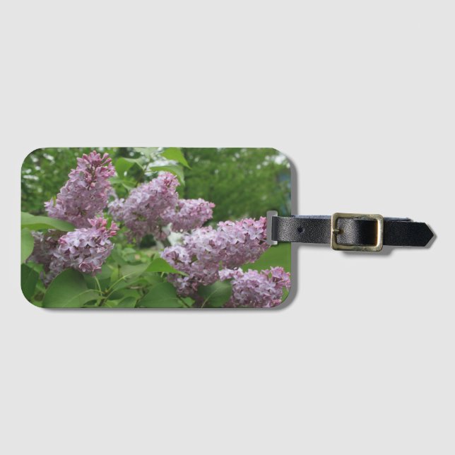 Etiqueta de Bagagem de Lilac Purple (Frente Horizontal)