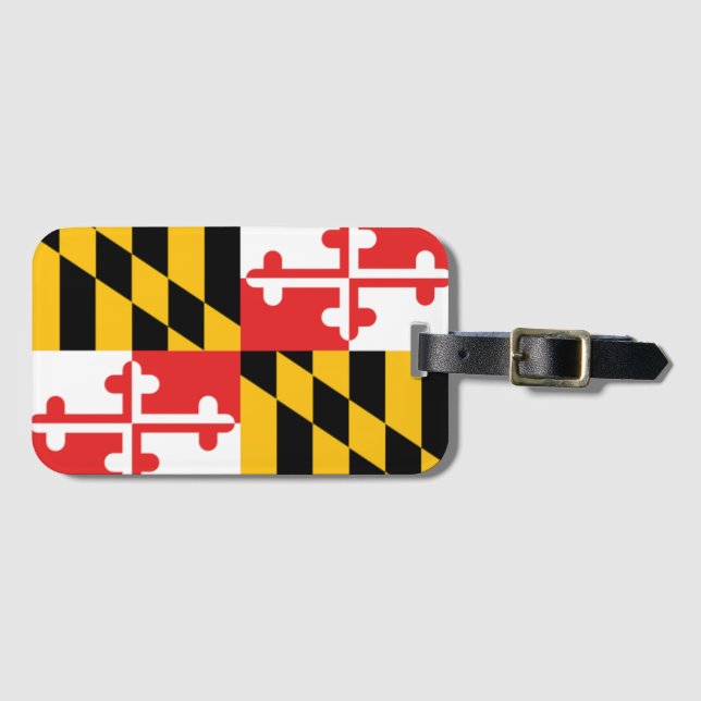 Etiqueta de Bagagem de Maryland (Frente Horizontal)