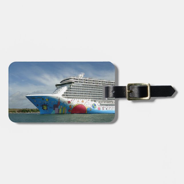 Etiqueta De Bagagem De Maxed arco II para fora (Frente Horizontal)