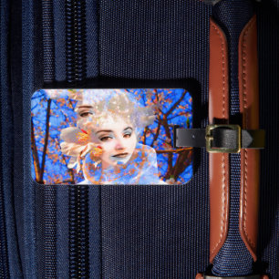 Etiqueta de Bagagem de Metamorfose da Flor