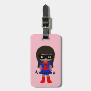 Etiqueta de bagagem de Mini Spidergirl Cute Person