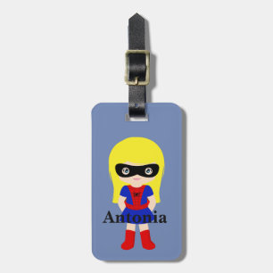 Etiqueta de bagagem de Mini Spidergirl Cute Person