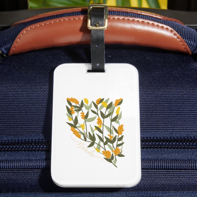 Etiqueta de Bagagem de Nevada (Frente Insitu 2)