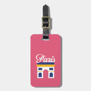 Etiqueta de Bagagem de Paris