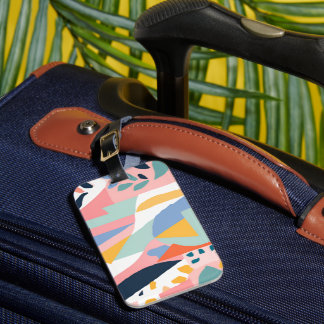 Etiqueta de Bagagem de Pastel de Alba