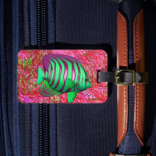 Etiqueta de bagagem de peixe (Frente Insitu 4)