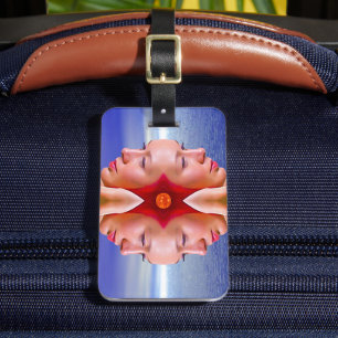 Etiqueta de Bagagem de Reflexão de Verão