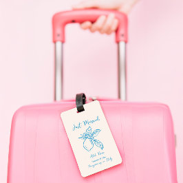 Etiqueta de Bagagem de Texto Personalizado de Casa