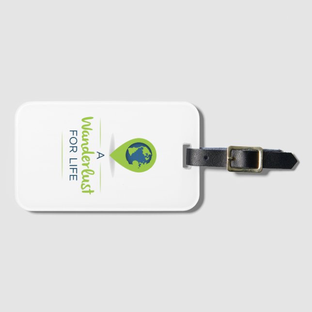 Etiqueta de bagagem de um veículo para a vida (Frente Horizontal)